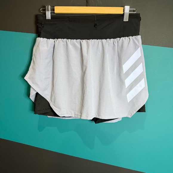 NWT Adidas Black and Gray Skort Athletic Shorts - Picture 5 of 16